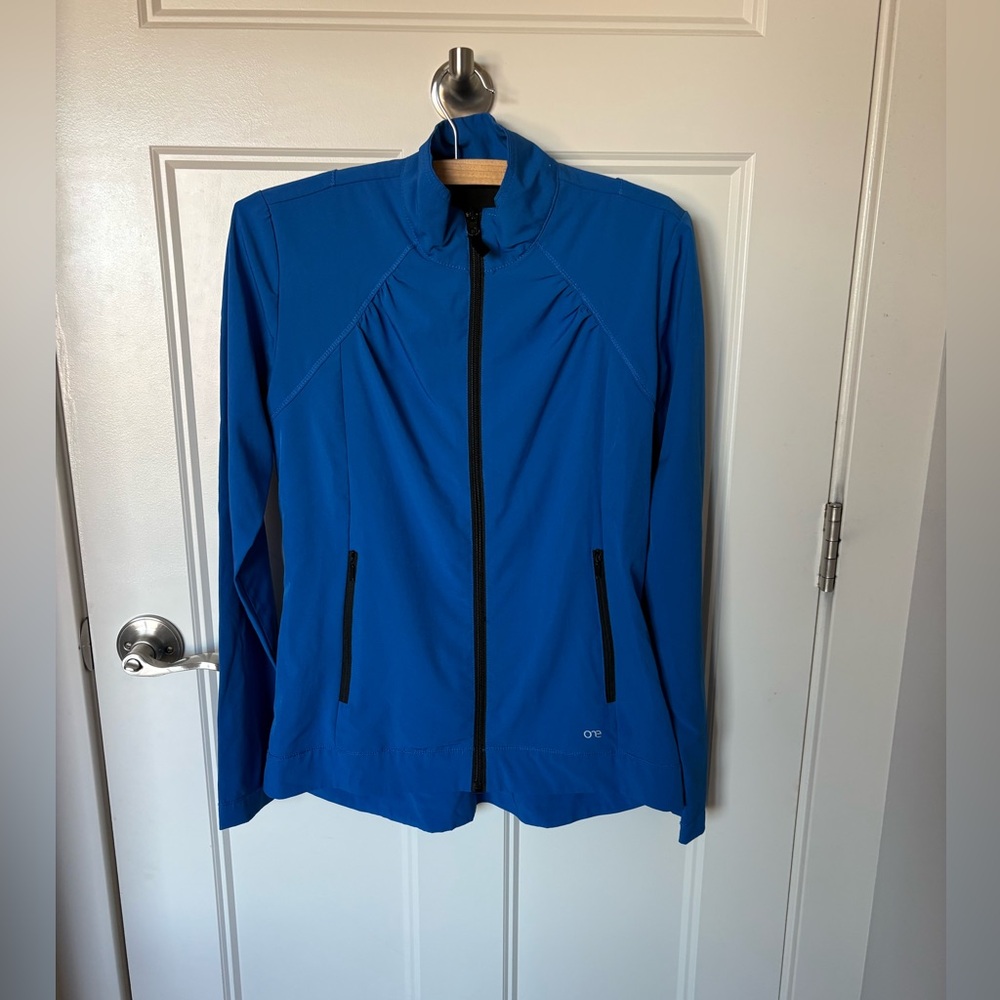 Barco One Women’s Small Blue Scrub Jacket
